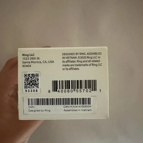 NIB Ring Doorbell Wired ~ NEVER OPENED - Black - Picture 5 of 7